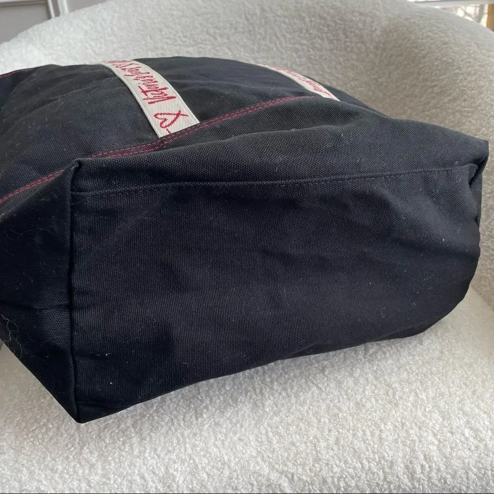 Victoria’s Secret Canvas Tote Bag Logo Straps - Picture 7 of 10